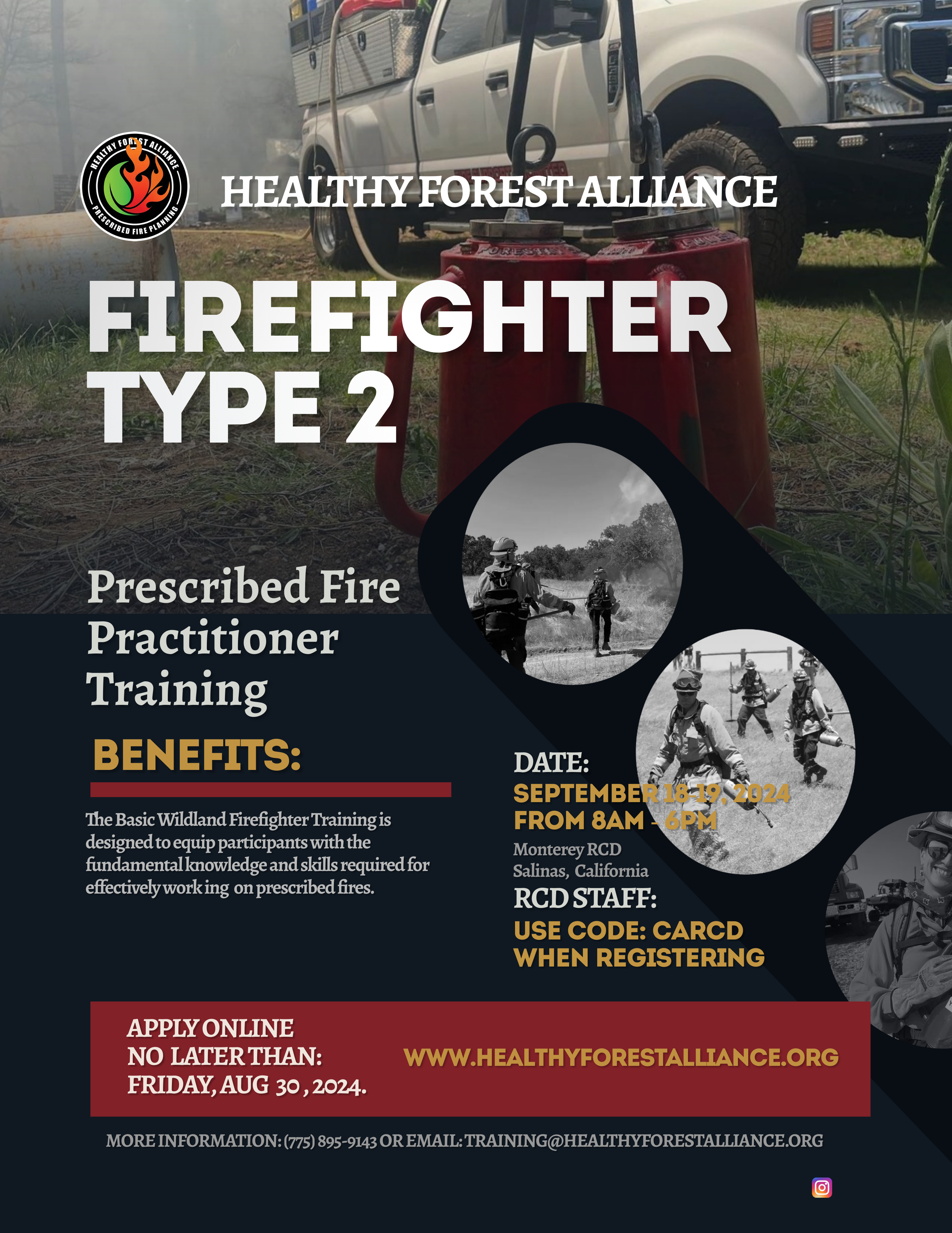 Wildland Firefighter Type 2 (Blended) 9/18 - California Association Of RCDs  - Rescheduled